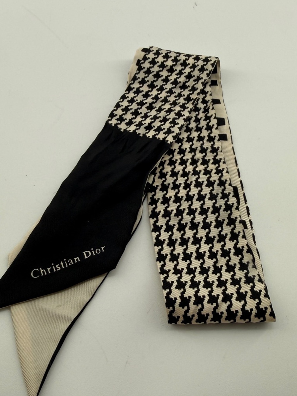 Dior Silk Houndstooth Twill